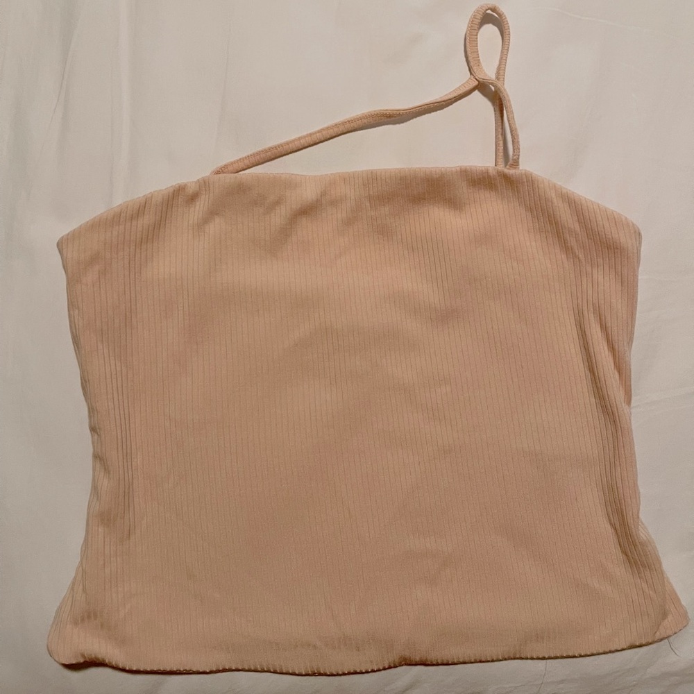AFRM Saddle One-Shoulder Crop Top - Picture 2 of 3